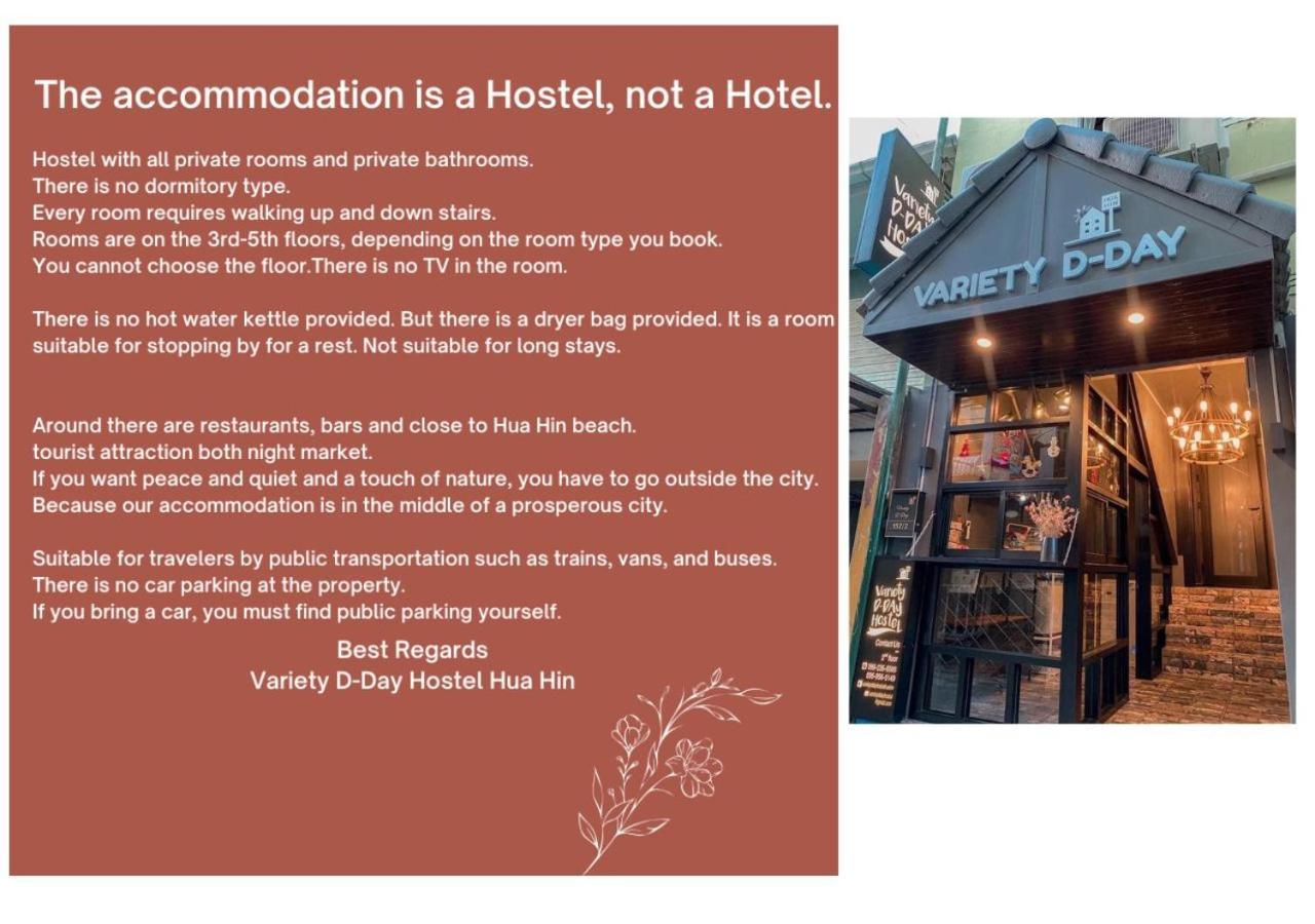Varietyd-Dayhostel Huahin HHQ Exterior foto